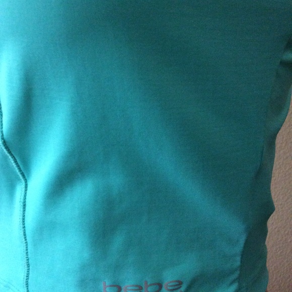 Bebe sport V neck scuba crop size M - Picture 3 of 4